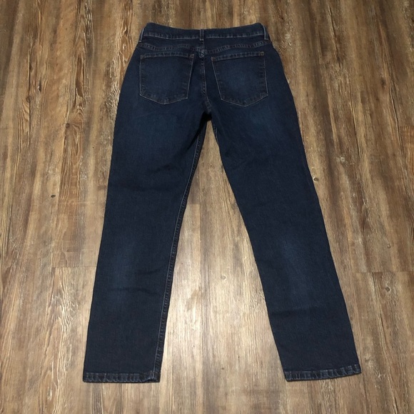 Mott & Bow Boyfriend Jeans Women's 28 Mid Rise Stretchy Ridge Wash Denim - Picture 6 of 7